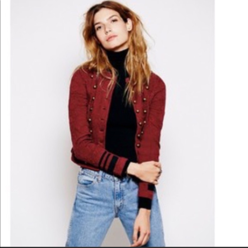 Free People In The Band Textured Jacket